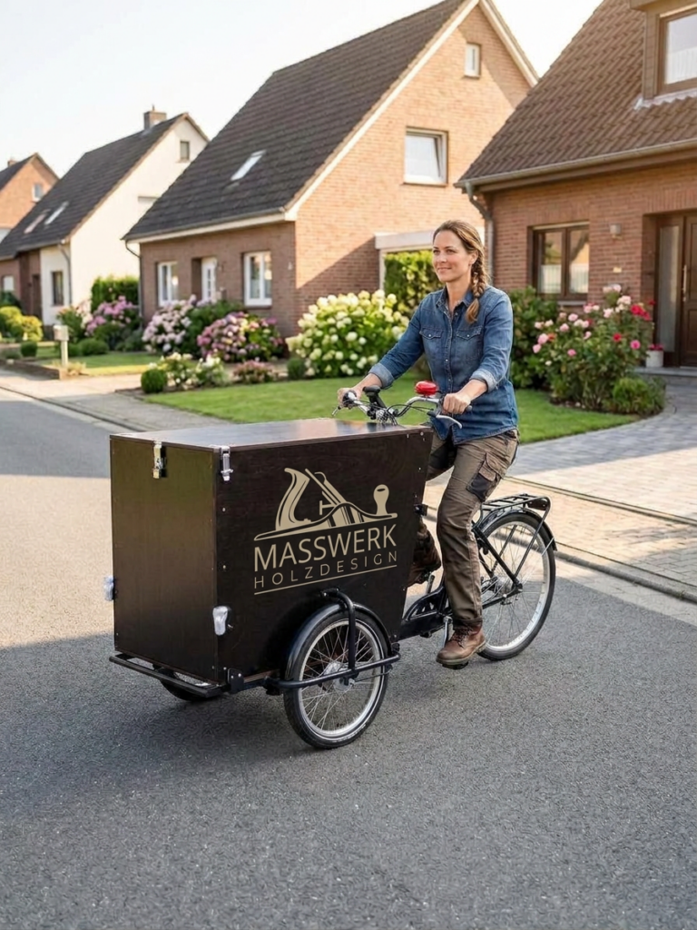 Küchenmontage und Möbelmontage in Oldenburg mit dem Lastenrad